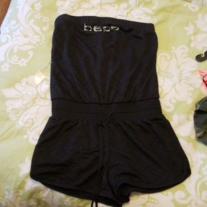 NWT bebe jumpsuit / cover up Small